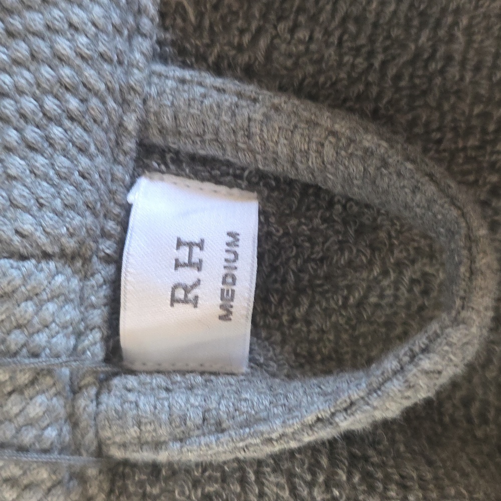 Restoration Hardware Gray Textured Robe - Picture 7 of 9